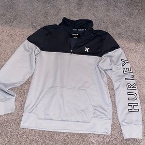 Boys Large Hurley half zip